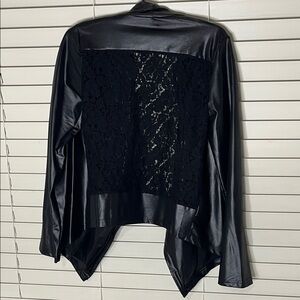 Women's Black Lace Detail Jacket